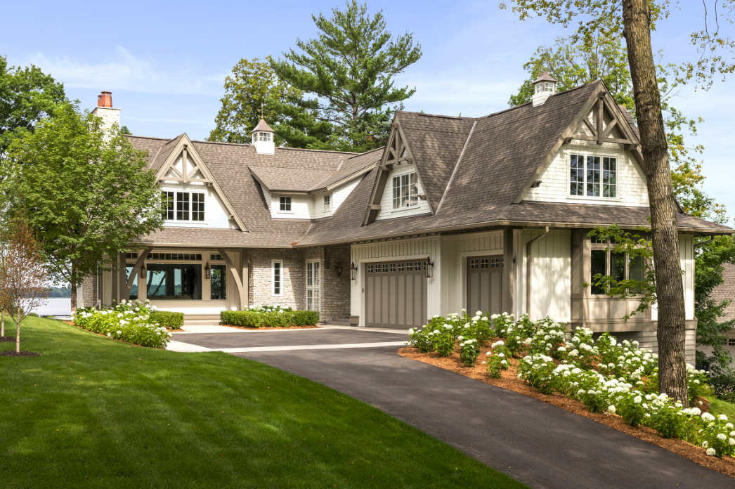 Exterior of Custom Build Home in Minnesota